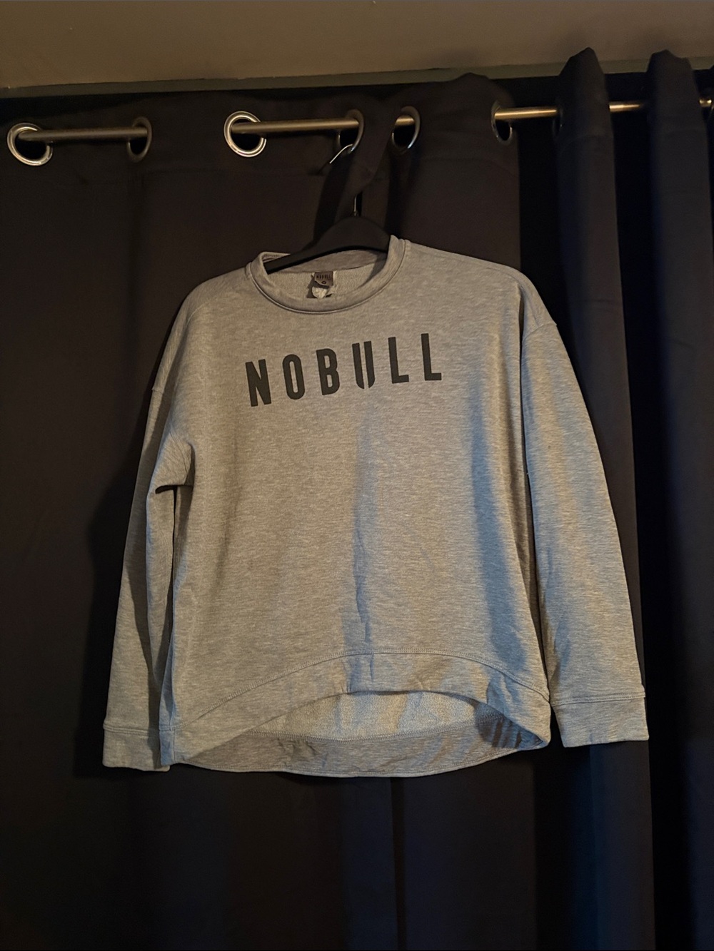 NOBULL Light Gray Logo Sweatshirt